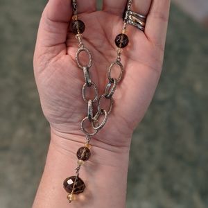 Silpada Smokey Quartz Necklace
